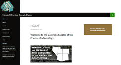 Desktop Screenshot of friendsofmineralogycolorado.org