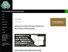 Tablet Screenshot of friendsofmineralogycolorado.org